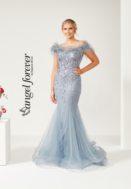 B233073 Lovely A-line Stretch Velvet Dress with Gentle Portrait Neckline  and Must-Have Pockets